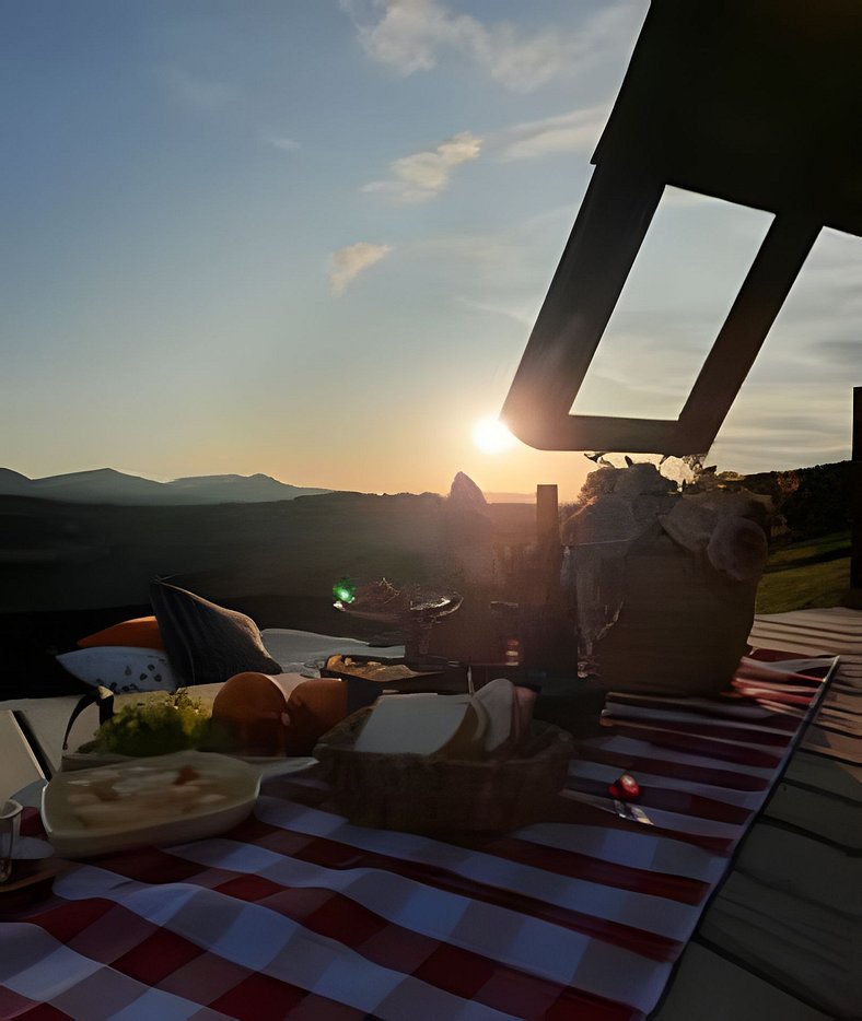 Chalé Romântico com Hidromassagem e vista incrivel