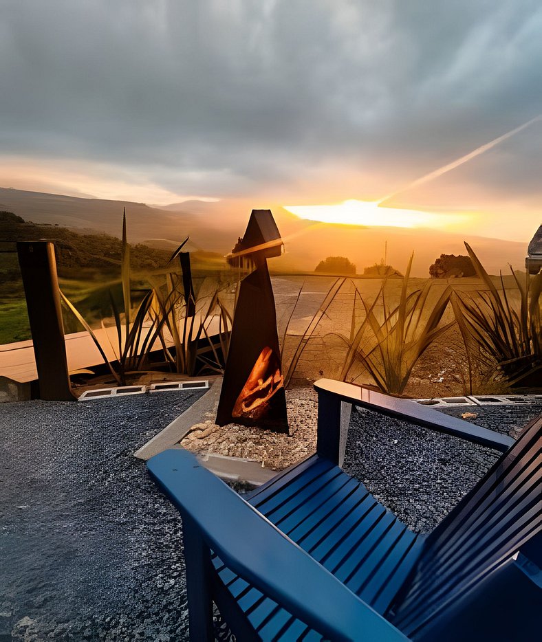 Chalé Romântico com Jacuzzi e vista incrível